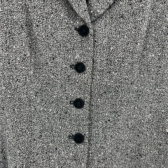 Pendleton Wool Blazer Size 12 Black Velvet Collar Vintage Made in USA Office - Picture 3 of 7